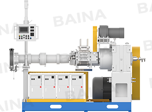 Экструдер для холодной подачи резины 16D 90 мм