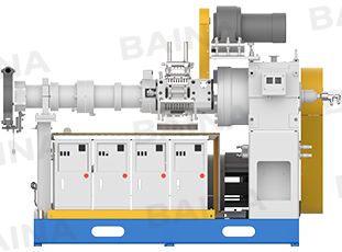 Экструдер для холодной подачи резины 16D 75 мм
