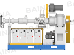 Ф75мм 20D вакуумный экструдер для холодной подачи резины