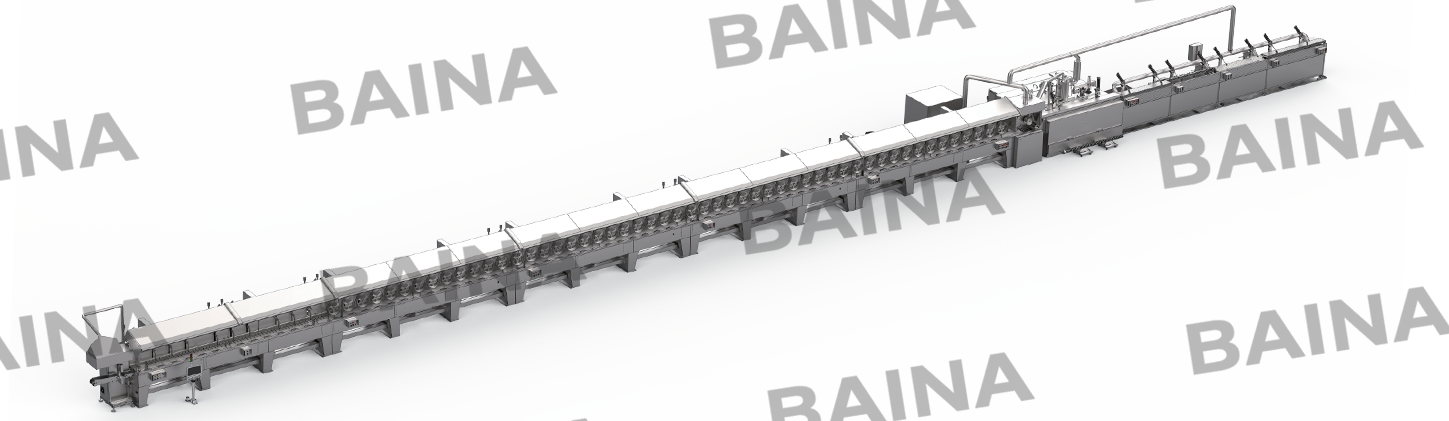 Линия отверждения резины в соляной ванне (LCM) для щеток стеклоочистителя – высокоскоростная экструзия резины и непрерывное отверждение