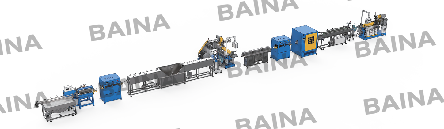 Линия по производству резиновых вязальных шлангов для автомобильных радиаторов и шлангов турбокомпрессоров